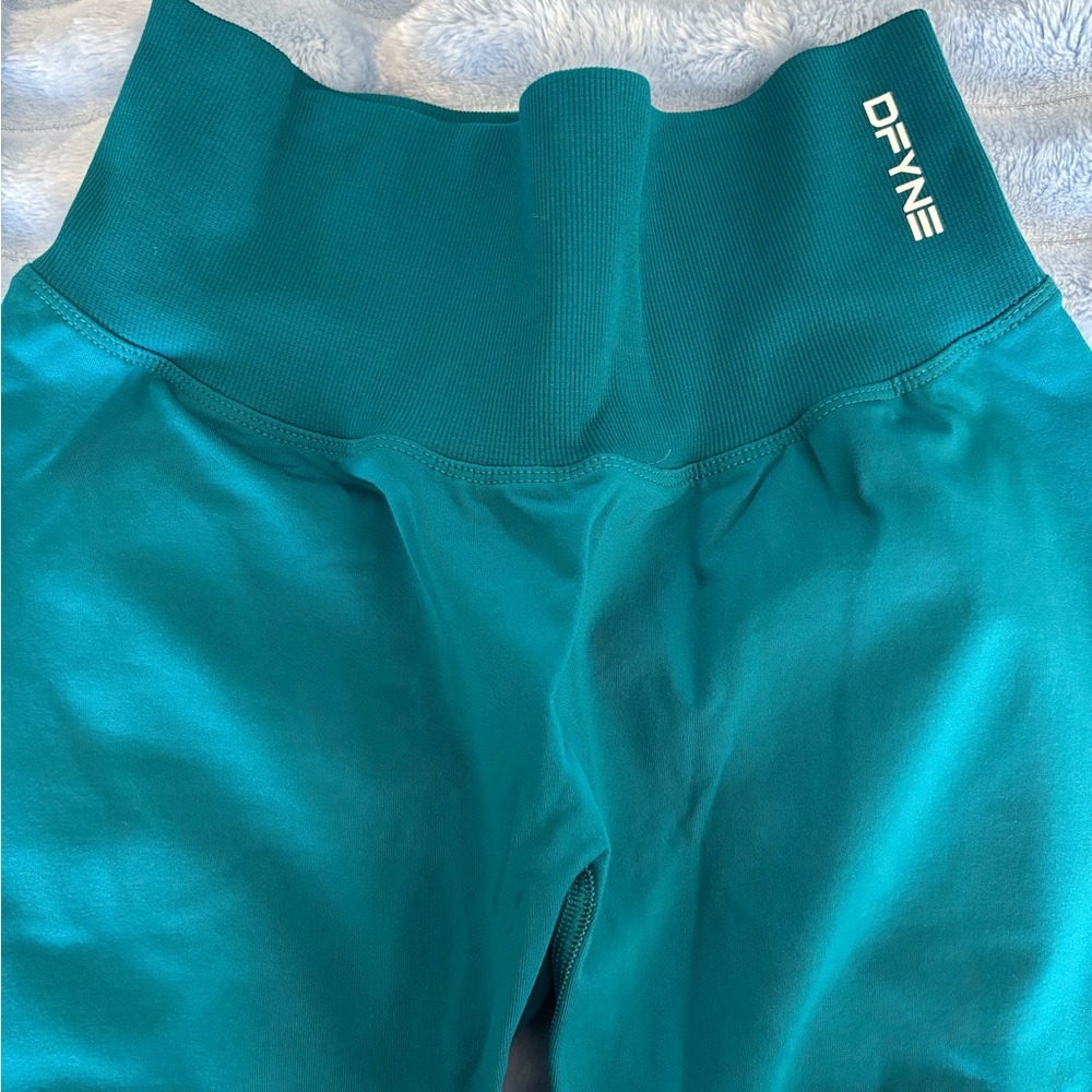 DFYNE Teal Leggings XS
